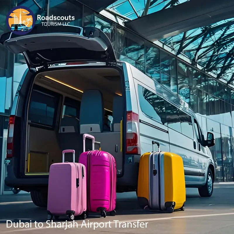 Comfortable Dubai to Sharjah transfers with private cars, taxis, and luxury vehicles for easy travel - Roadscouts-tourism
