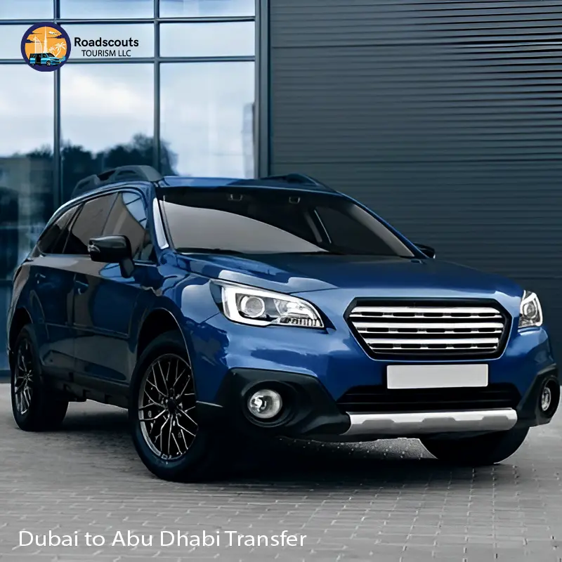 Dubai to Abu Dhabi transfer service with professional driver and modern vehicles - Roadscouts-tourism